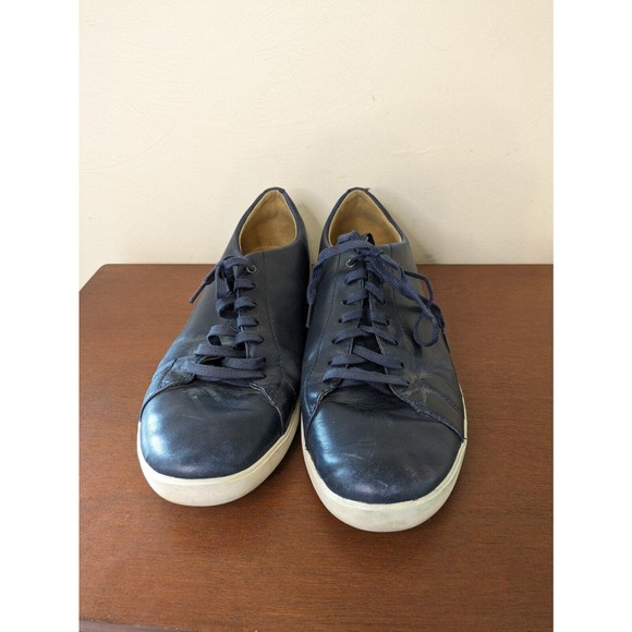 Cole Haan Men\'s Shoes Size 11.5 Blue Leather Lace-up Casual Shoes. main image 4